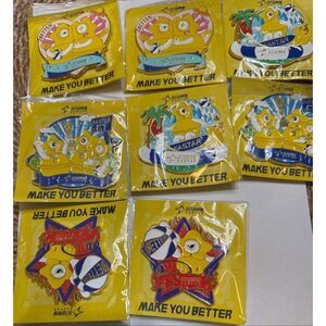 Lot of 8 Eastar Make You Better Mixed Metal Pin Bundle Multicolor OS NWOT